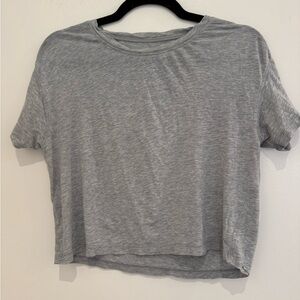 Lululemon size 2 Gray Women's Casual Top. No size tag. Slightly cropped